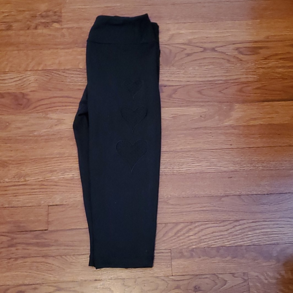 Women's Margarita Active wear black Capri leggings